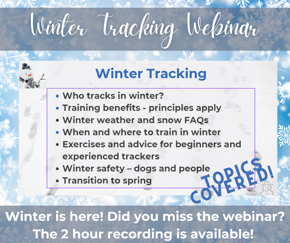 Winter Tracking Webinar Recording